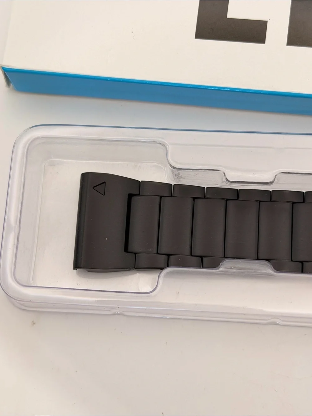 LDFAS Garmin 26mm Black Stainless Steel Band, New, High Quality
